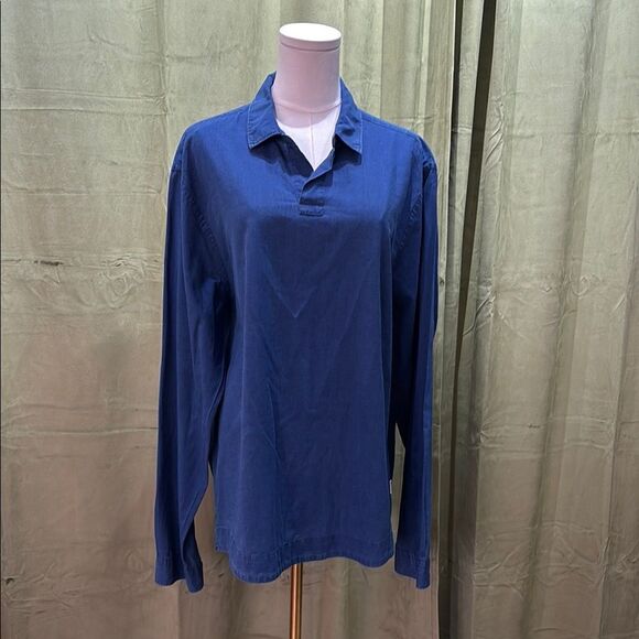 Orlebar Brown Other - Olebar Brown 100% cotton Men's Blue Casual Shirt, XL